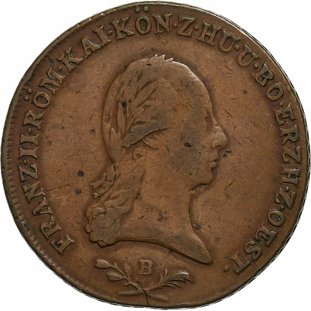 Austria, Franz II, 6 Kreuzer, 1800, Kremnica, Copper, , KM:2128