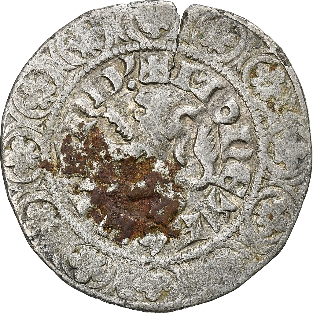 County of Flandre, Louis II de Mâle, Gros, 1346-1384, Silver, VF