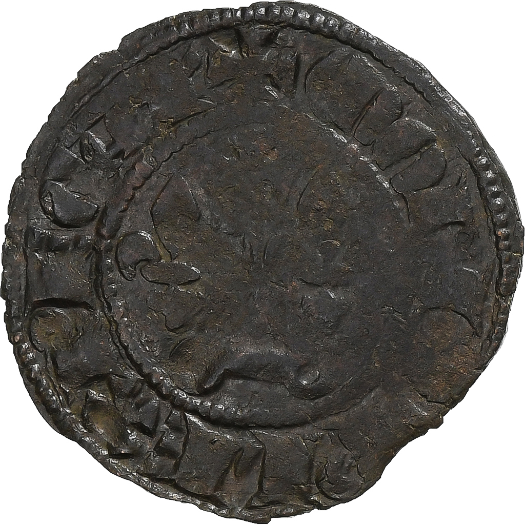 France, Philippe IV le Bel, Double Tournois, 1295-1303, Billon, VF(30-35)