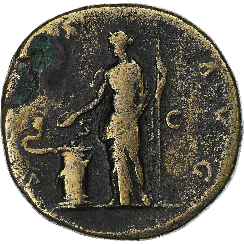Antoninus Pius, Sestertius, 140-144, Rome, Bronze, VF(30-35)