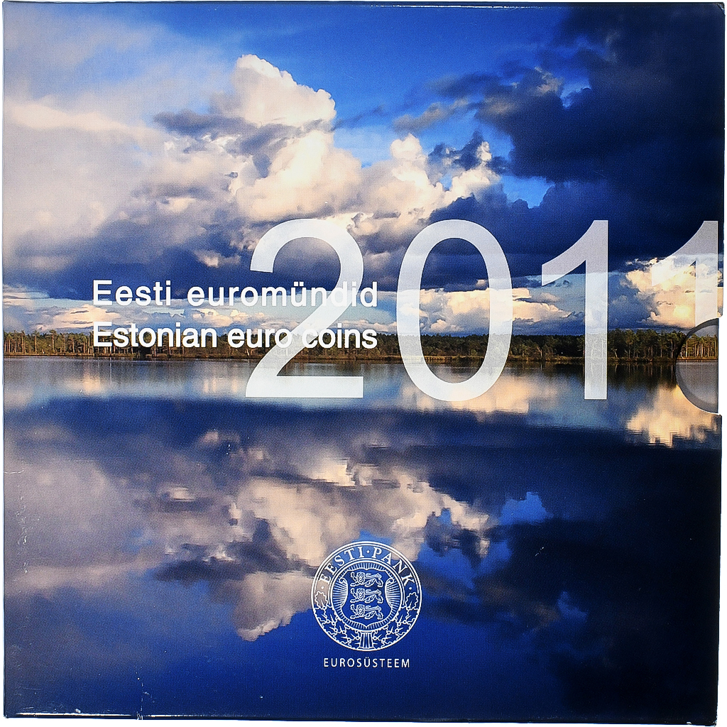 Estonia, 1 Cent to 2 Euro, BU, 2011, Vantaa, MS