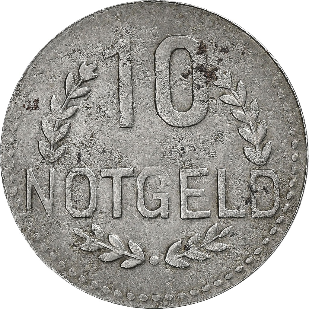 Germany, Stadt Wiesbaden, 10 Pfennig, undated (1920), , Iron