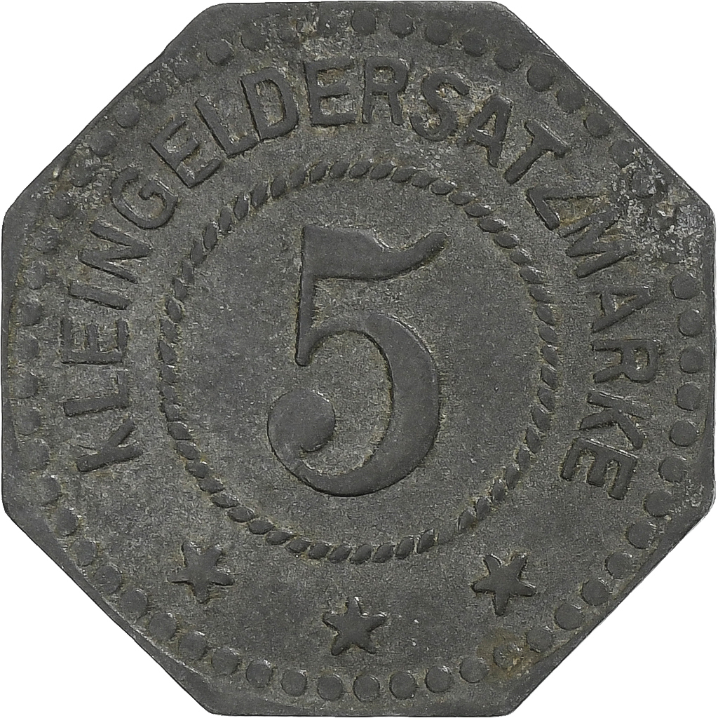 Germany, Stadt Pirmasens, 5 Pfennig, 1917, , Zinc