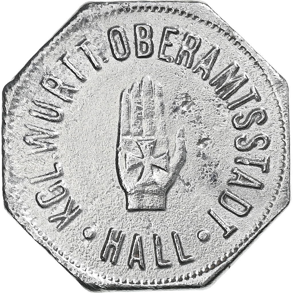 Germany, Stadt Schwäbisch Hall, 10 Pfennig, 1918, , Zinc