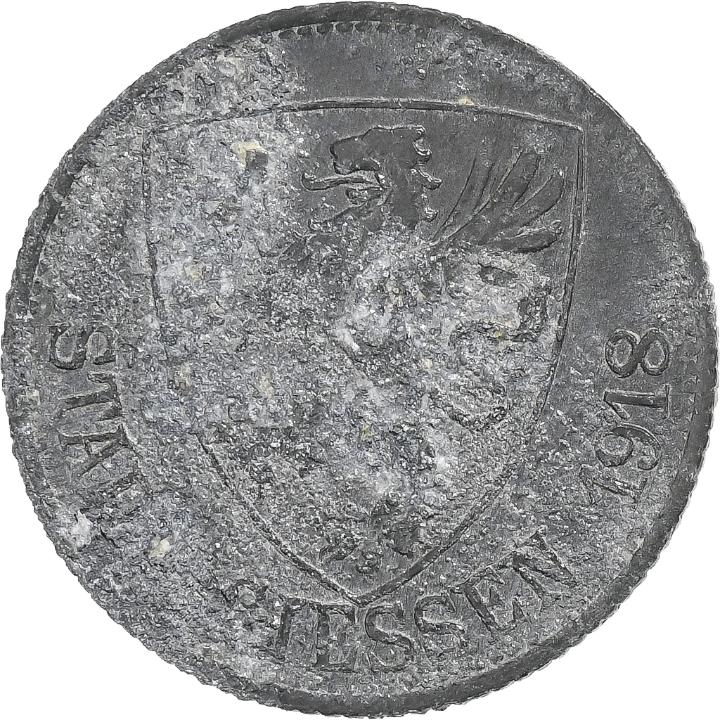 Germany, Stadt Giessen, 50 Pfennig, 1918, , Zinc