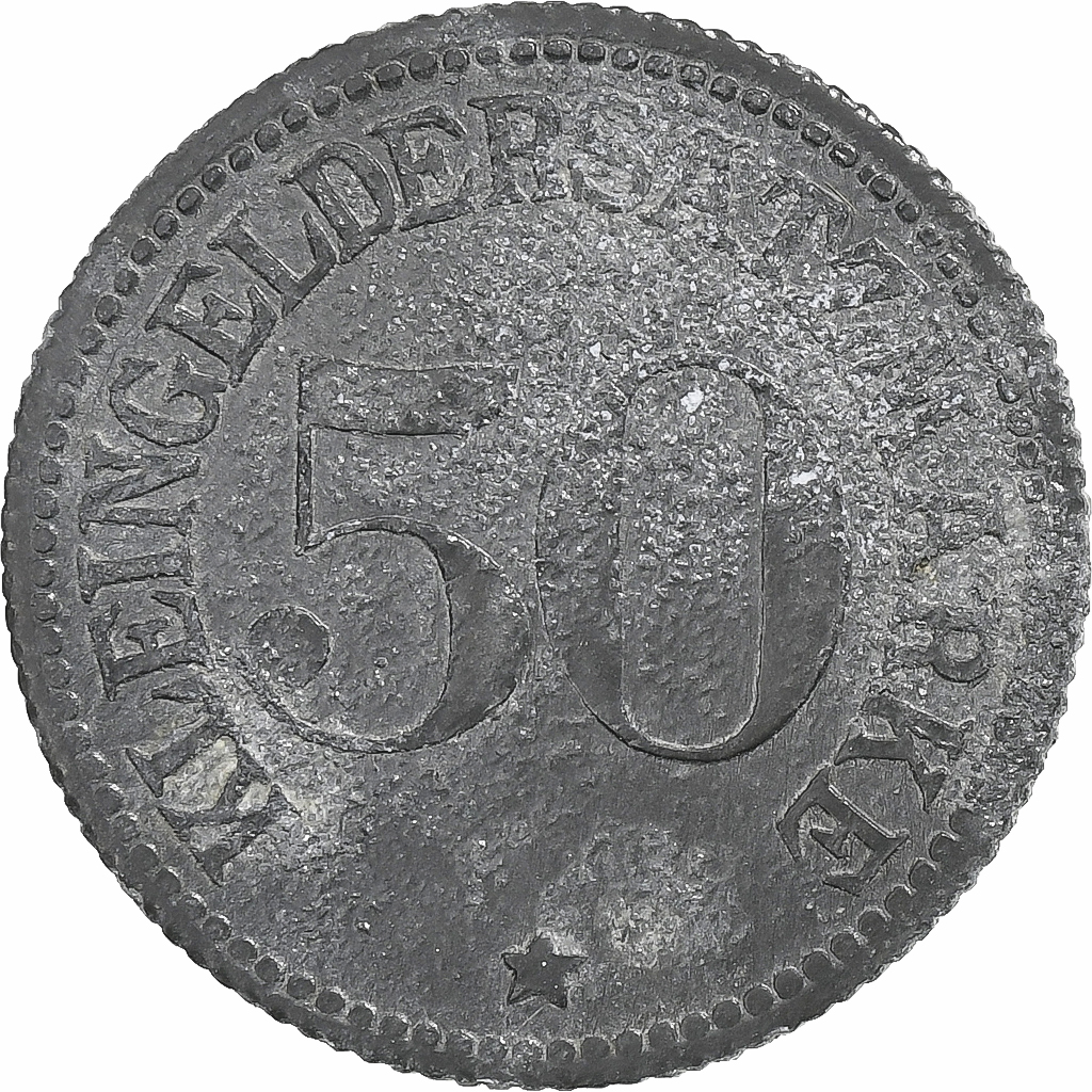 Germany, Stadt Giessen, 50 Pfennig, 1918, , Zinc