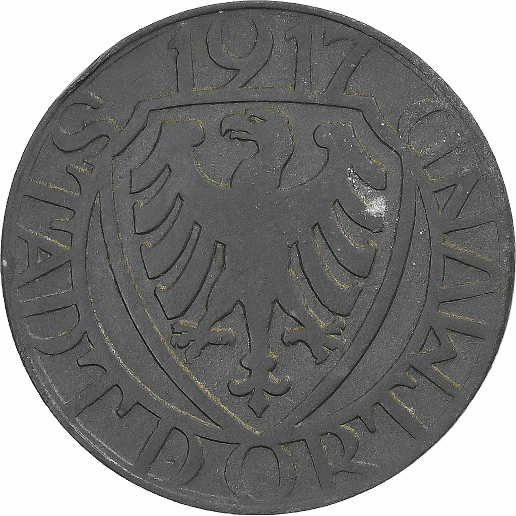 Germany, Stadt Dortmund, 10 Pfennig, 1917, , Zinc