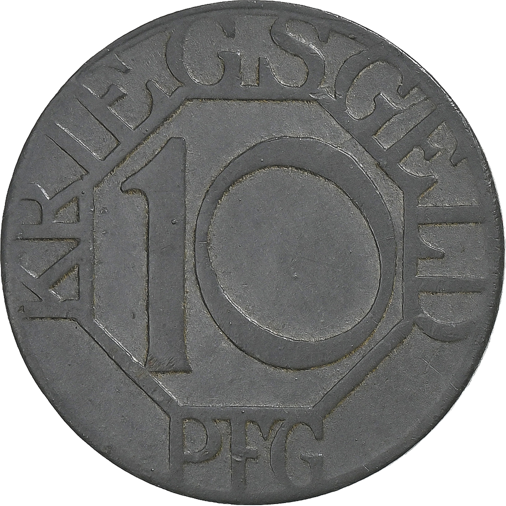 Germany, Stadt Dortmund, 10 Pfennig, 1917, , Zinc