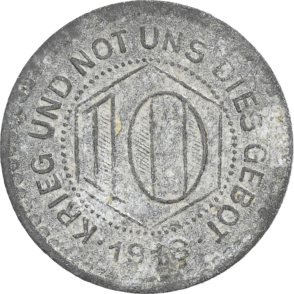 Germany, Stadt Calw, 10 Pfennig, 1918, , Zinc
