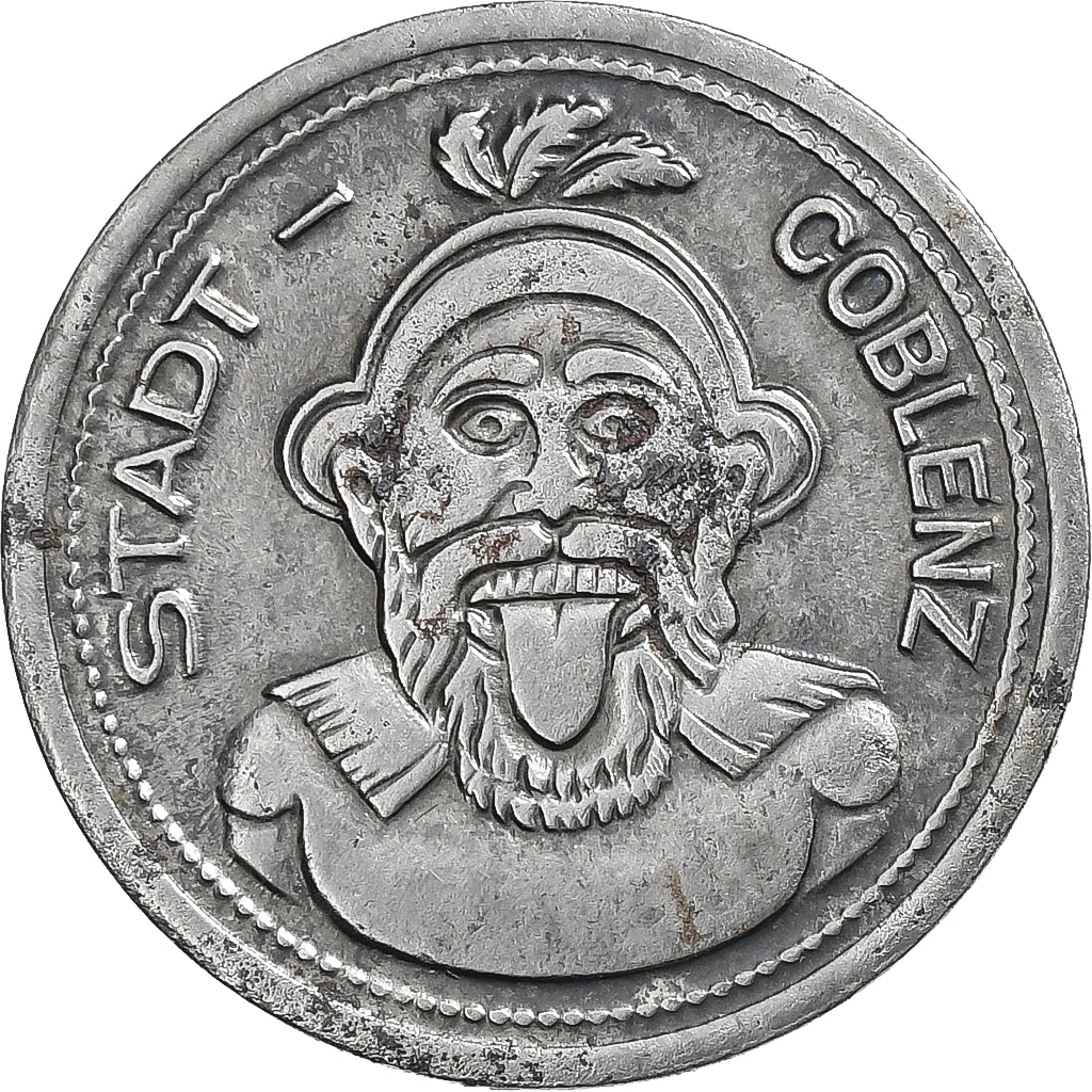 Germany, Stadt Coblenz, 10 Pfennig, 1920, , Iron
