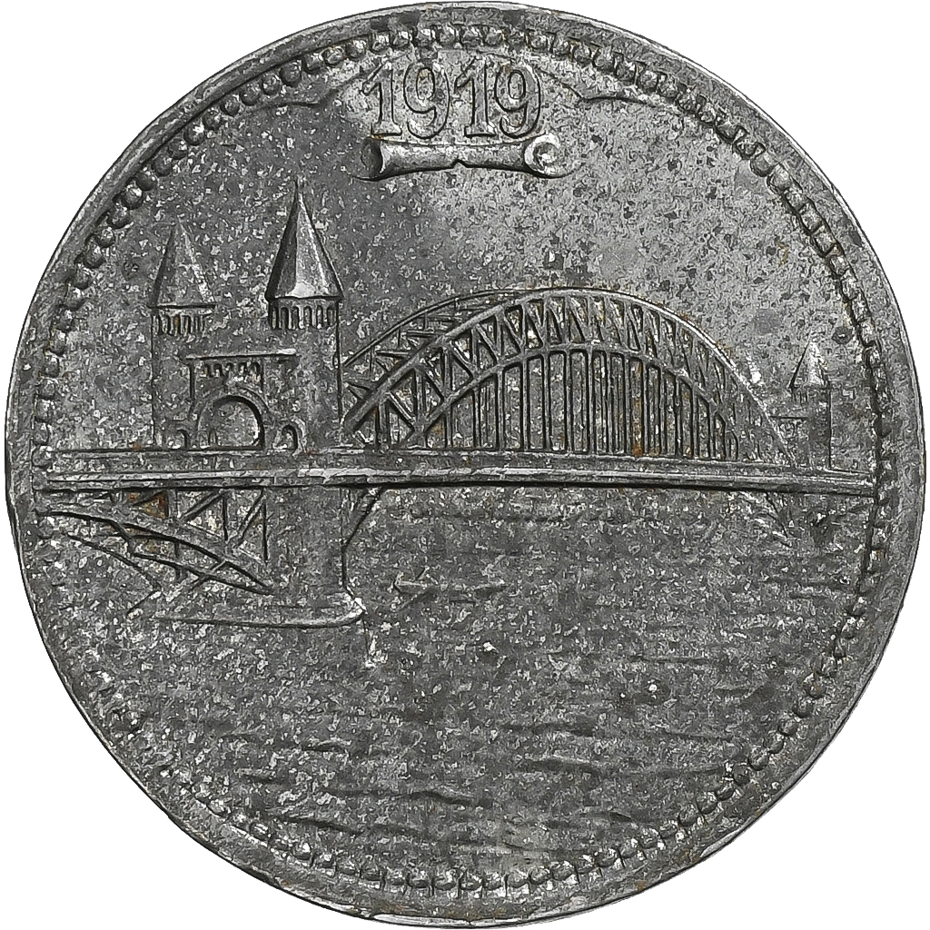 Germany, Bonn-Siegkreis, 10 Pfennig, 1919, , Iron