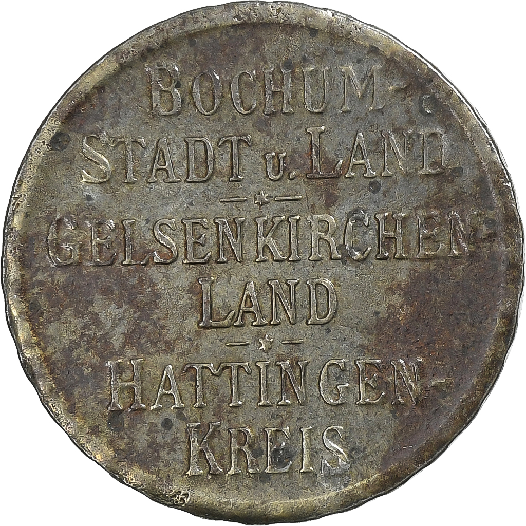 Germany, Bochum, Gelsenkirchen, Hattingen, 10 Pfennig, 1918, , Iron