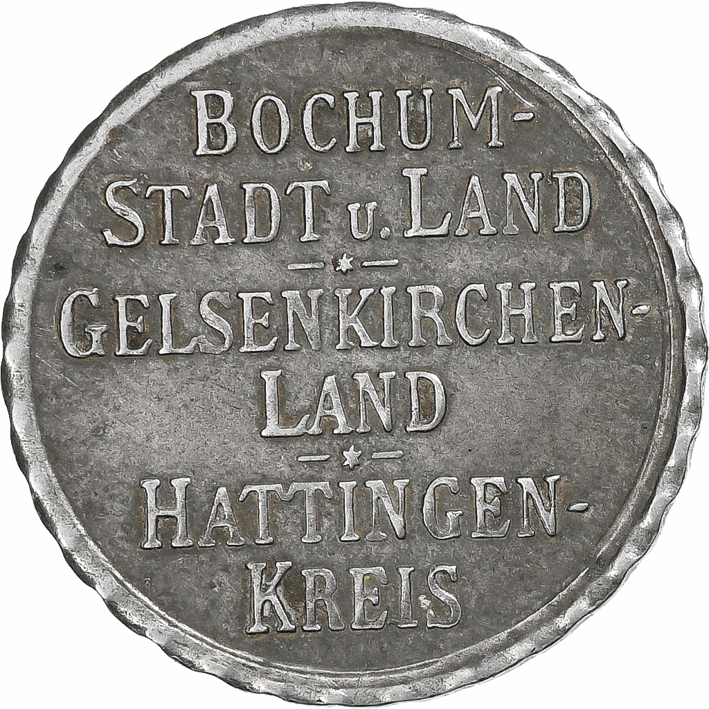 Germany, Bochum, Gelsenkirchen, Hattingen, 10 Pfennig, 1918, , Iron