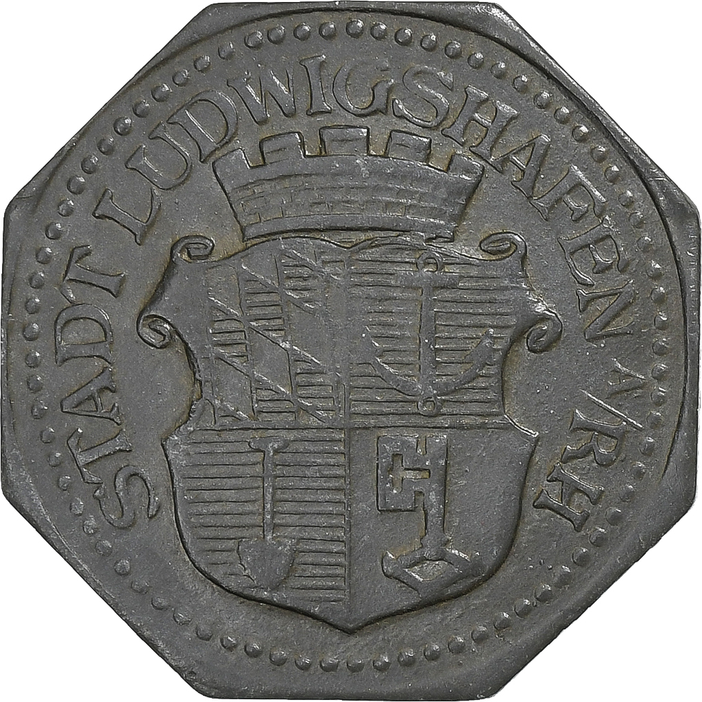 Germany, Stadt Ludwigshafen am Rhein, 10 Pfennig, Undated (1917), 