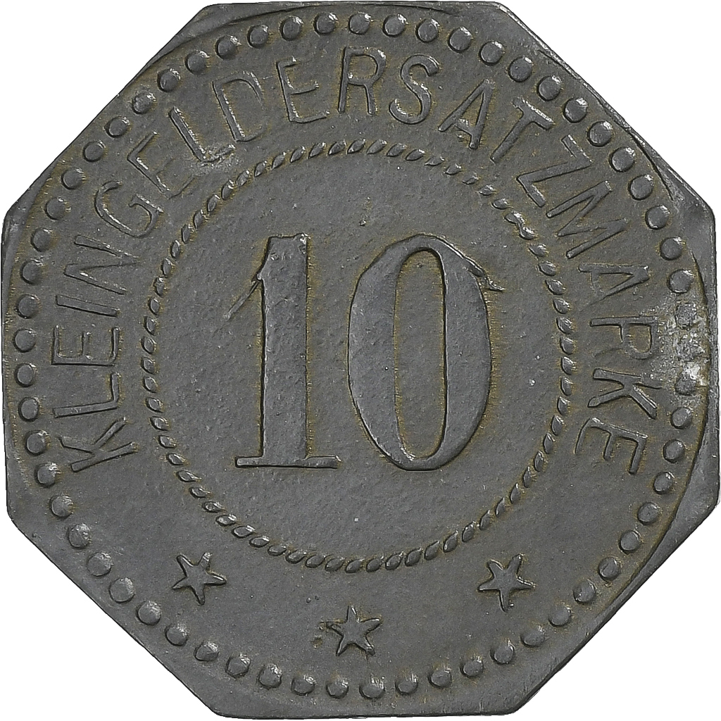 Germany, Stadt Ludwigshafen am Rhein, 10 Pfennig, Undated (1917), 