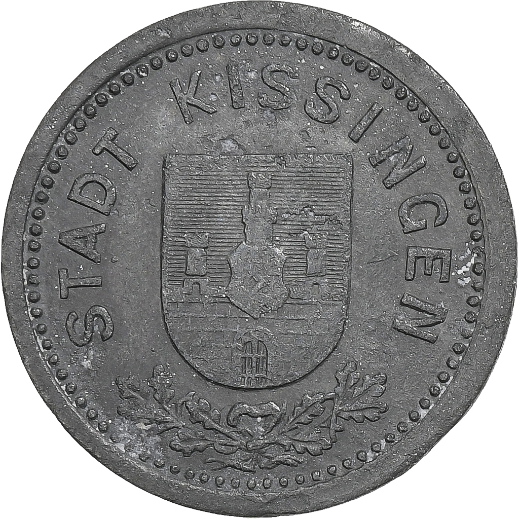 Germany, Stadt Bad Kissingen, 5 Pfennig, 1917, , Zinc
