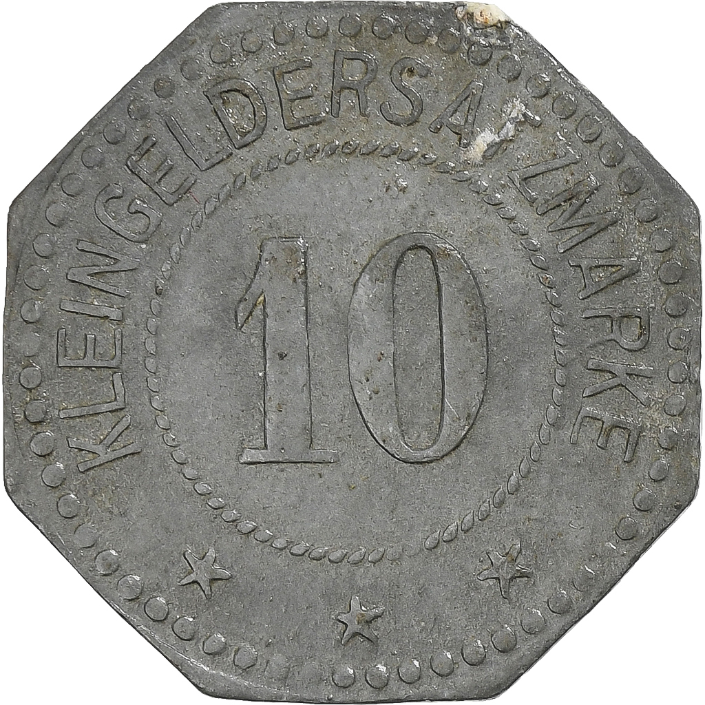 Germany, Stadt Germersheim, 10 Pfennig, 1917, , Zinc