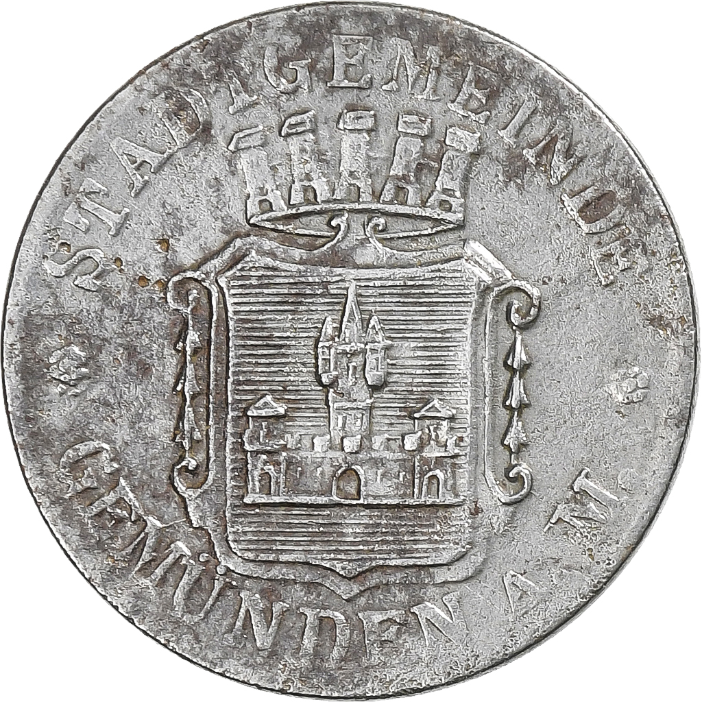 Germany, Stadt Gemünden am Main, 5 Pfennig, , Iron