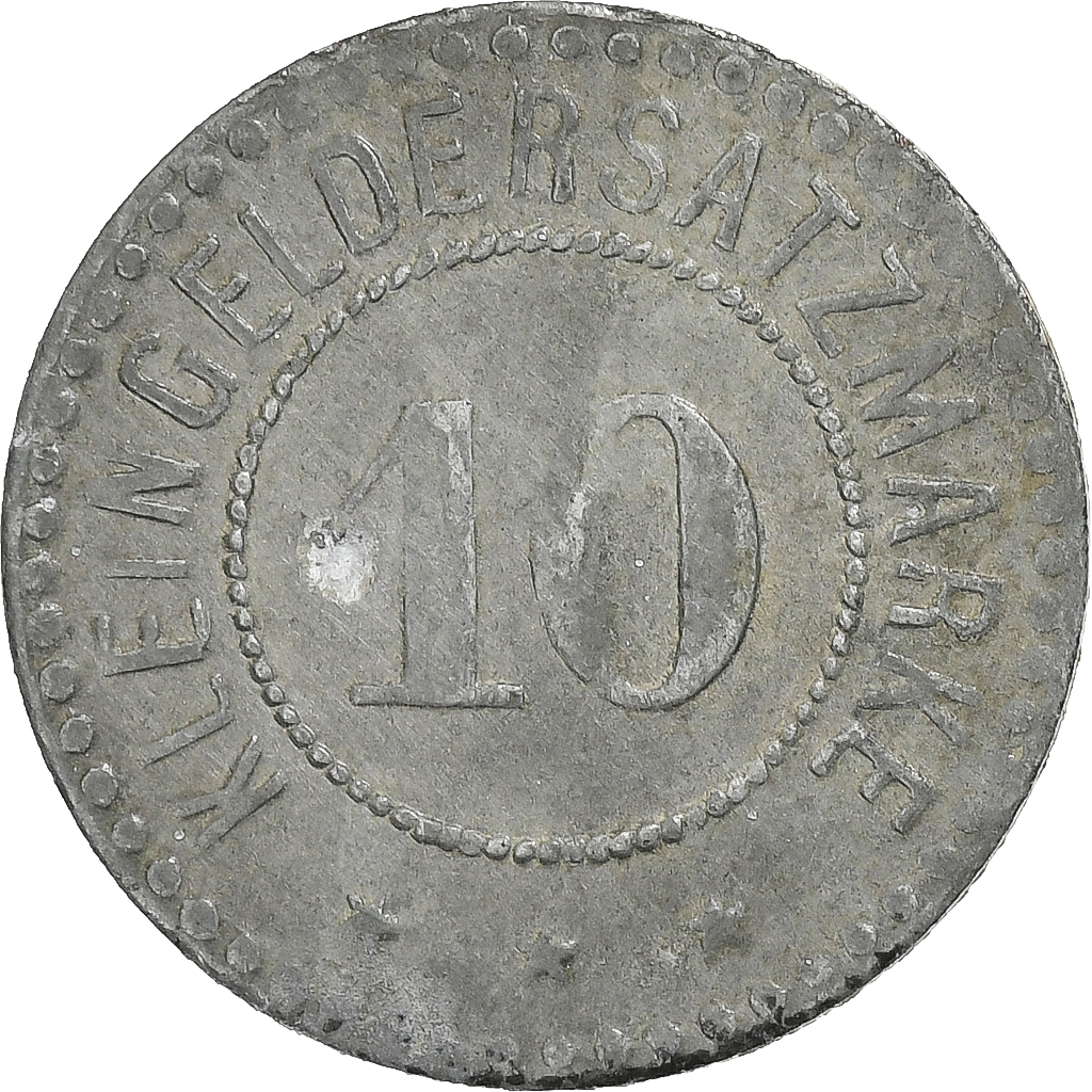 Germany, Stadt Giessen, 10 Pfennig, 1918, , Zinc