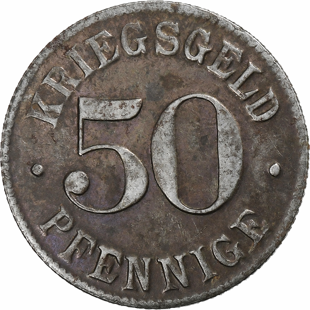 Germany, Stadt Heidelberg, 50 Pfennig, Undated (1919-1920), , Iron