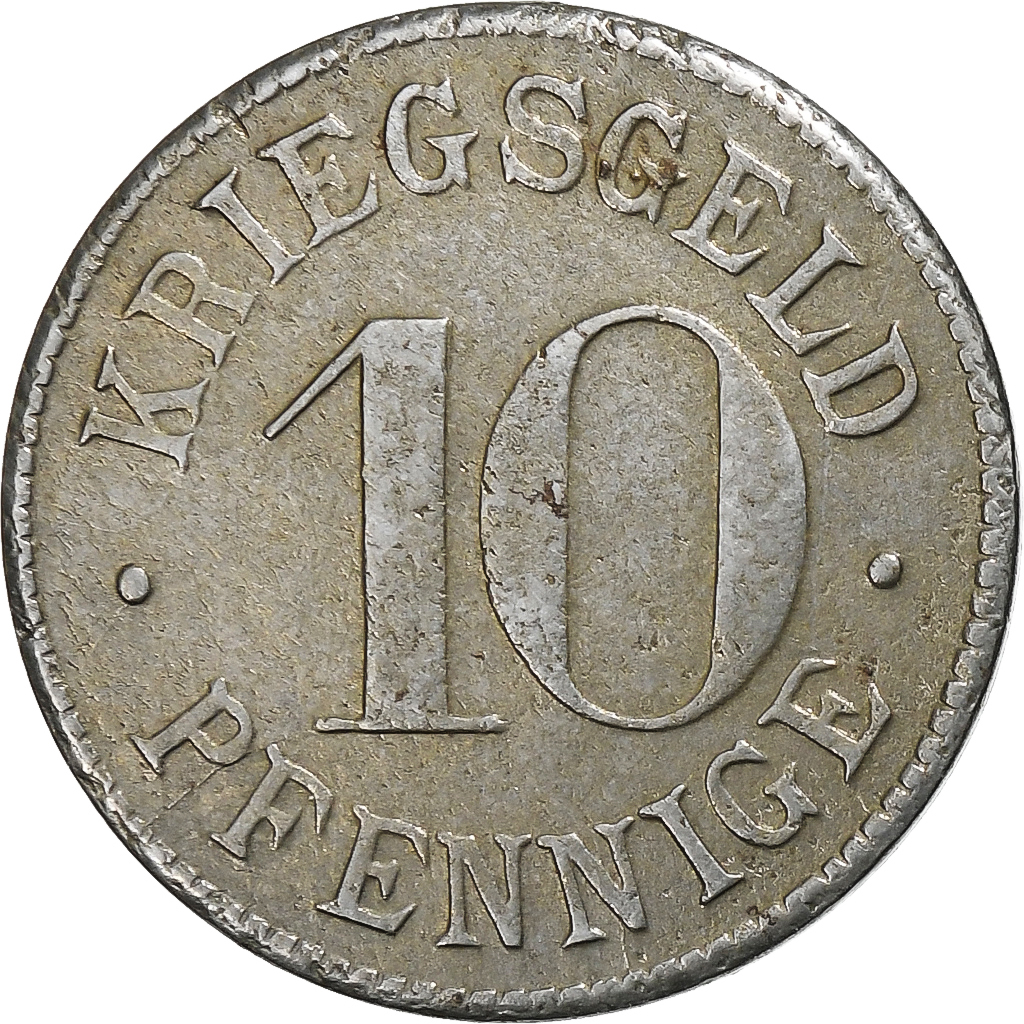 Germany, Stadt Heidelberg, 10 Pfennig, Undated (1919-1920), , Iron