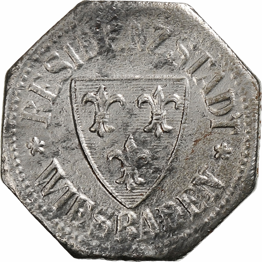 Germany, Stadt Wiesbaden, 10 Pfennig, 1917, , Iron