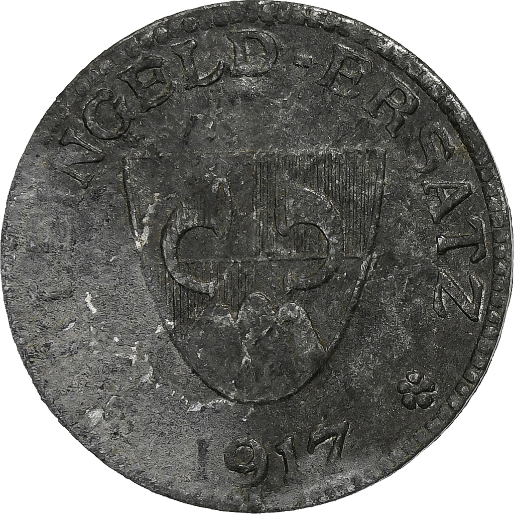 Germany, Stadt Triberg, 10 Pfennig, 1917, , Zinc