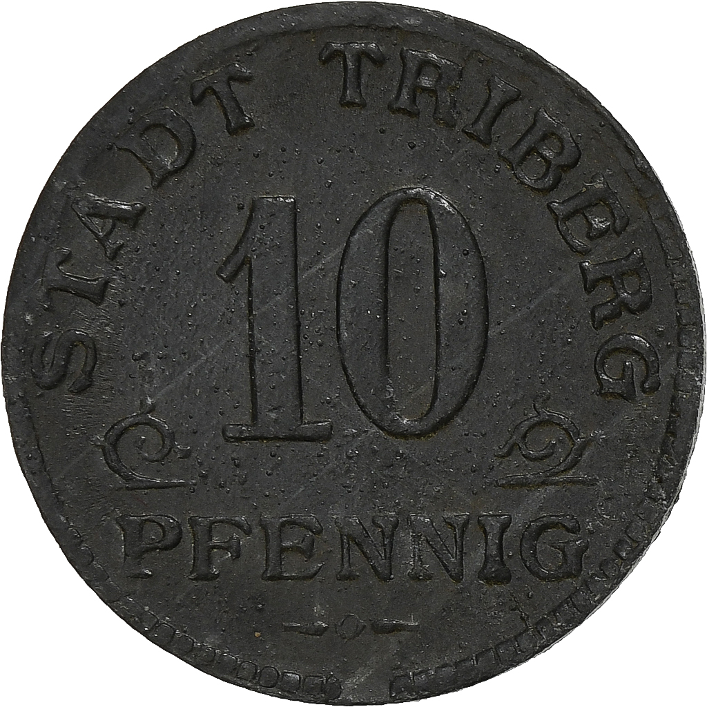 Germany, Stadt Triberg, 10 Pfennig, 1917, , Zinc