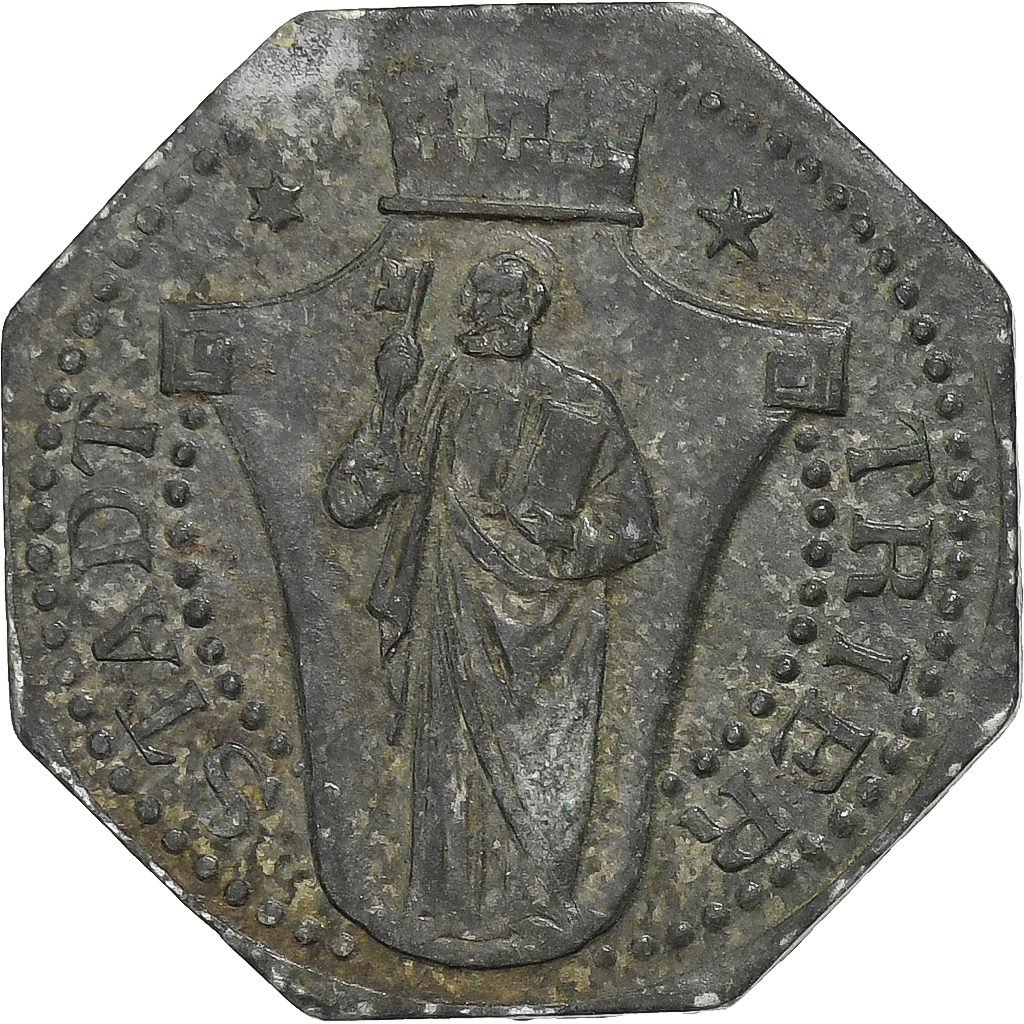 Germany, Stadt Trier, 10 Pfennig, Undated (1917), , Zinc