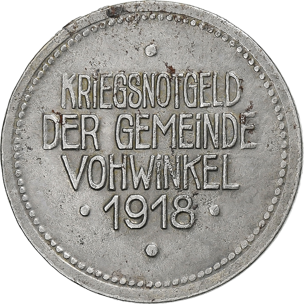 Germany, Stadt Vohwinkel, 10 Pfennig, 1918, , Iron