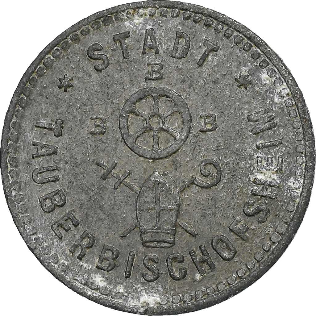 Germany, Stadt Tauberbischofsheim, 5 Pfennig, 1918, , Zinc