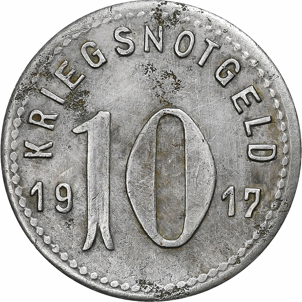 Germany, Stadt Speyer, 10 Pfennig, 1917, , Iron