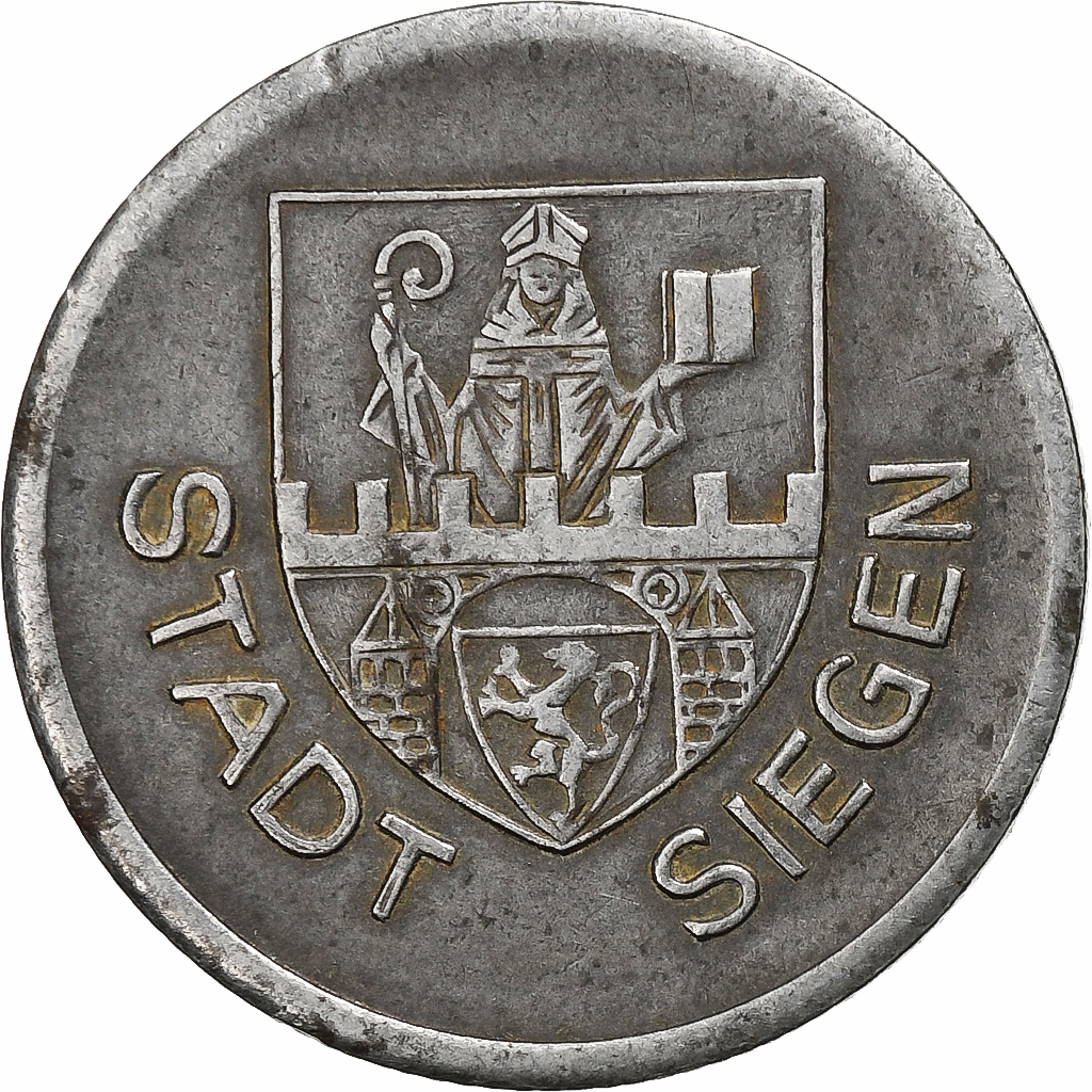 Germany, Stadt Siegen, 50 Pfennig, 1918, , Iron