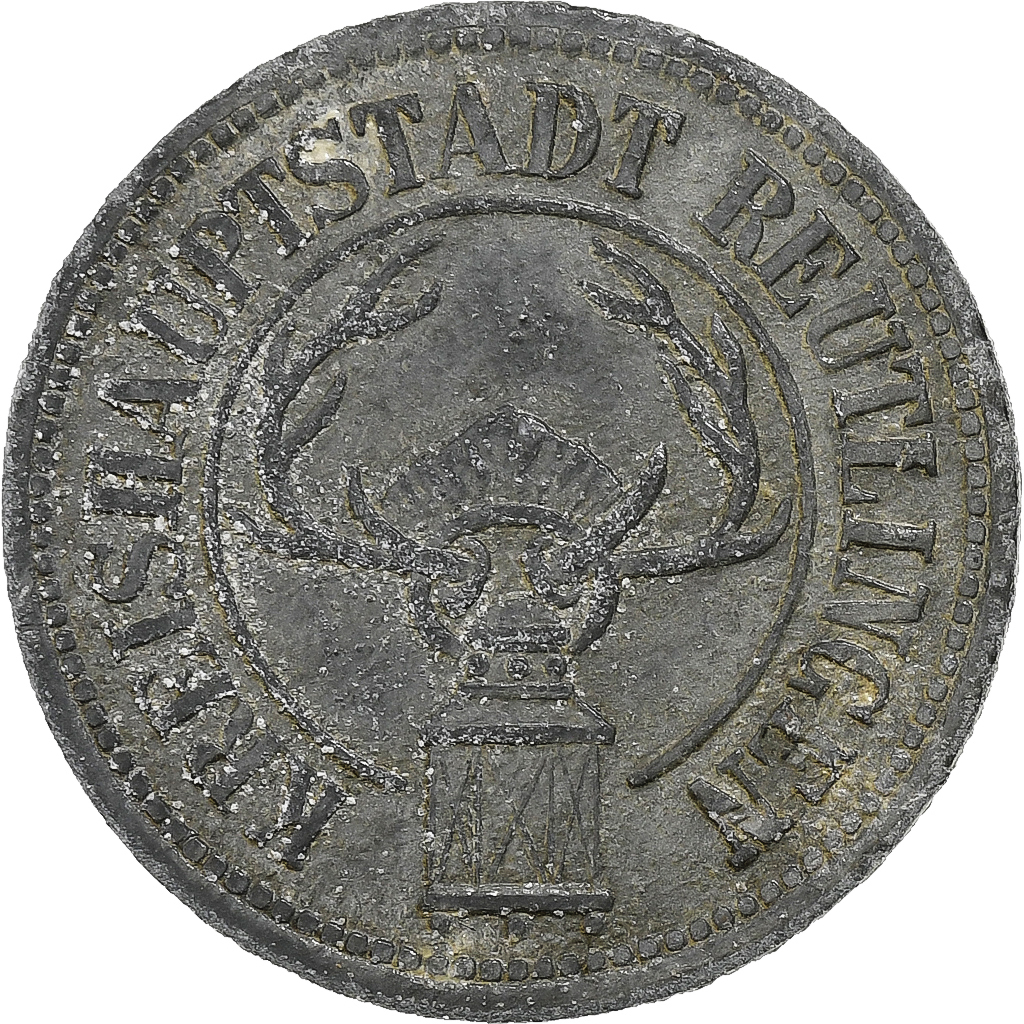 Germany, Stadt Reutlingen, 50 Pfennig, 1918, , Zinc