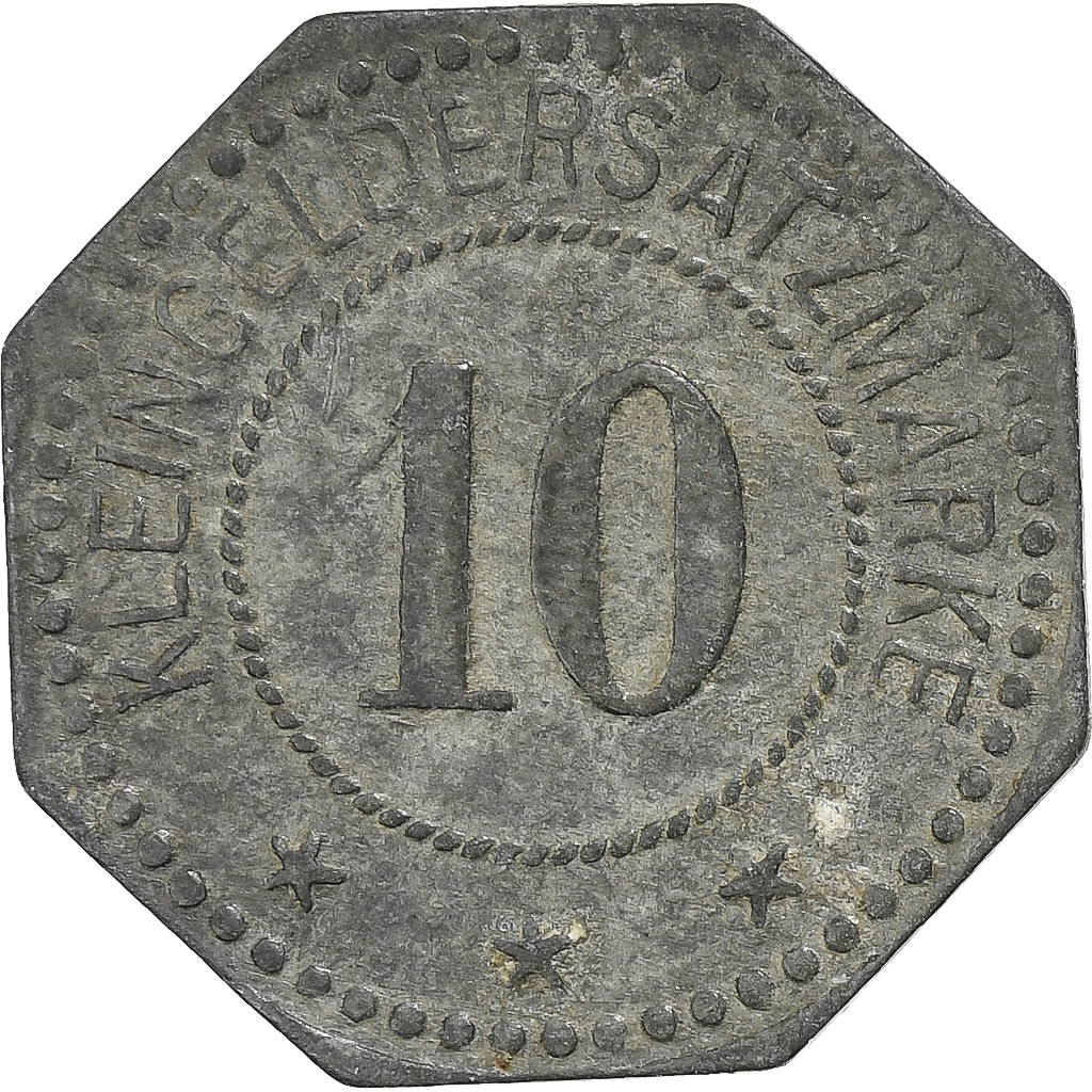 Germany, Stadt Rosenheim, 10 Pfennig, Undated (1917), , Zinc