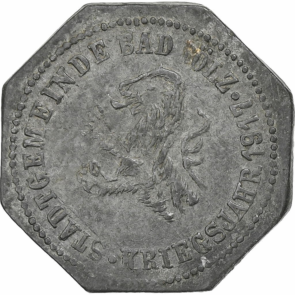 Germany, Stadt Bad Tölz, 10 Pfennig, 1917, , Zinc
