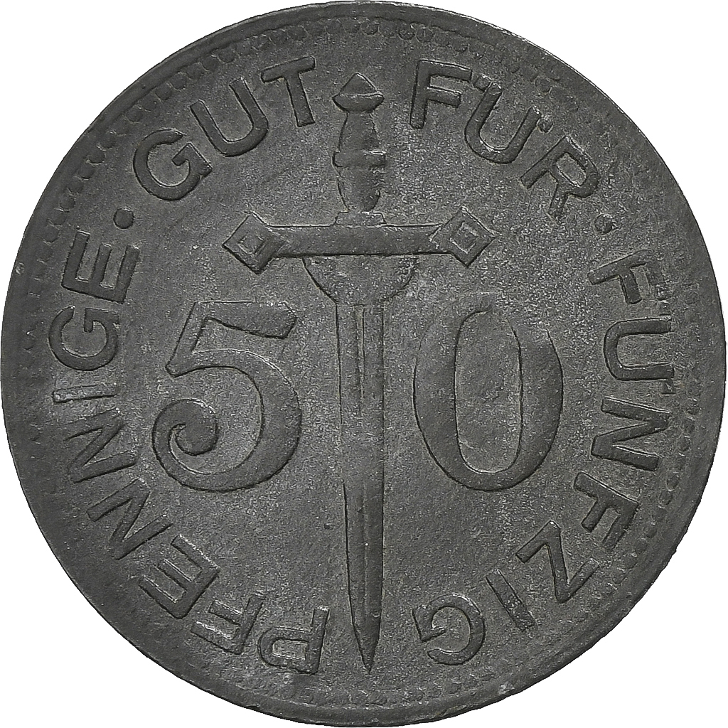 Germany, Stadt Solingen, 50 Pfennig, 1917, , Zinc