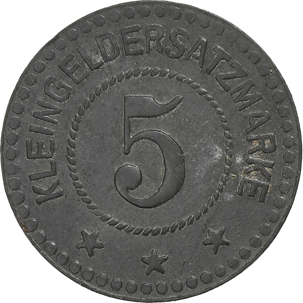 Germany, Stadt Pirmasens, 5 Pfennig, 1917, , Zinc