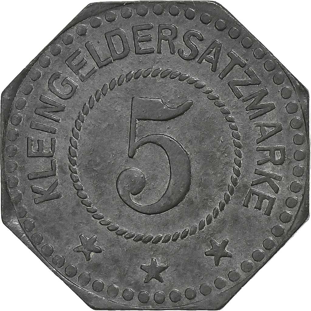 Germany, Stadt Pirmasens, 5 Pfennig, 1917, , Zinc