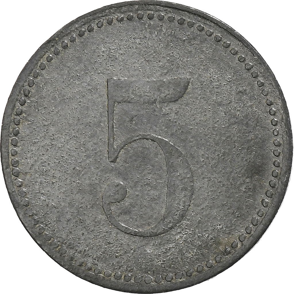 Germany, Stadt Hersbruck, 5 Pfennig, 1917, , Zinc