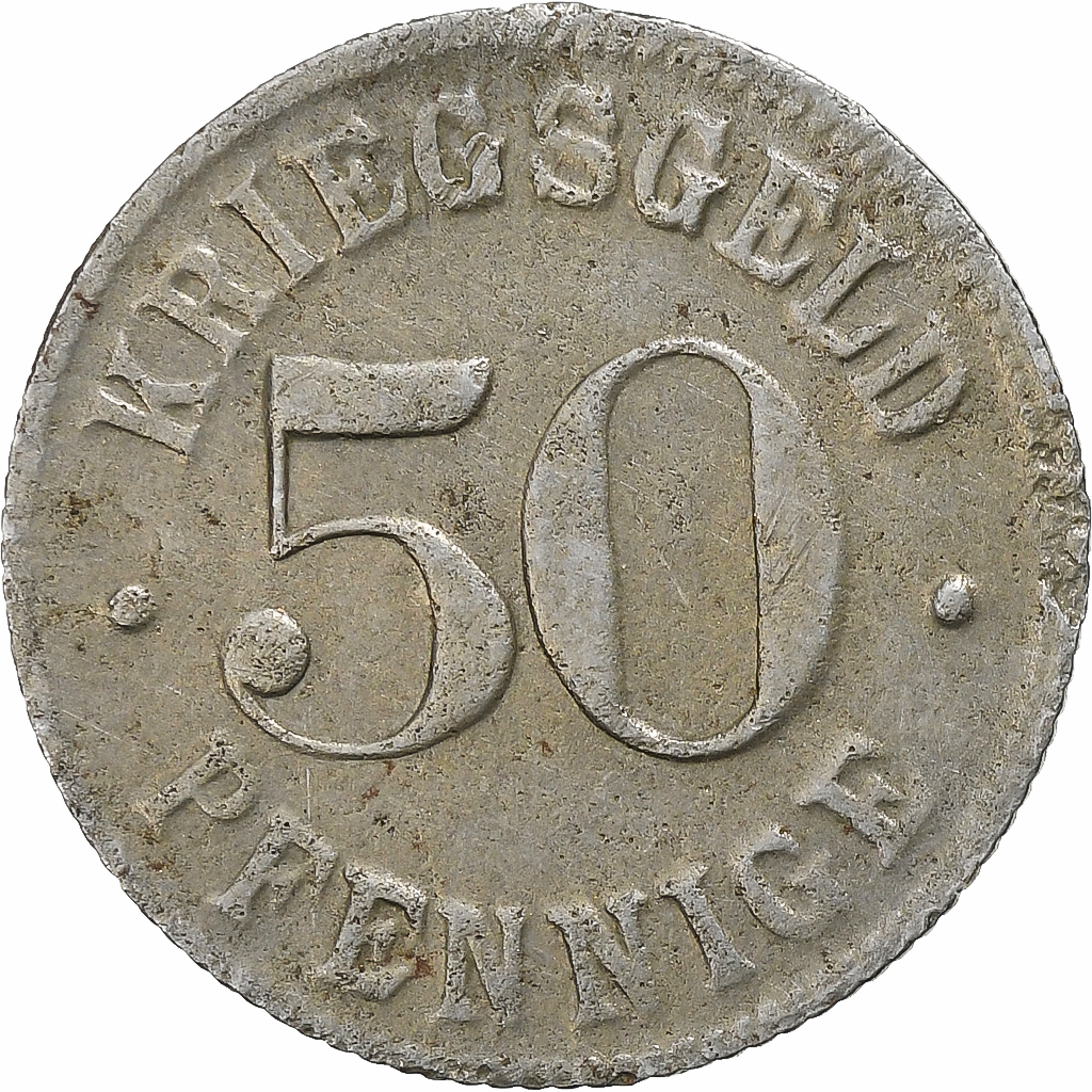 Germany, Stadt Heidelberg, 50 Pfennig, Undated (1919-1920), , Iron
