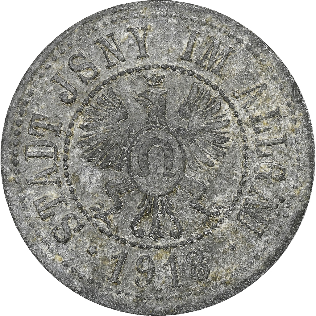 Germany, Stadt Isny im Allgäu, 50 Pfennig, 1918, , Zinc
