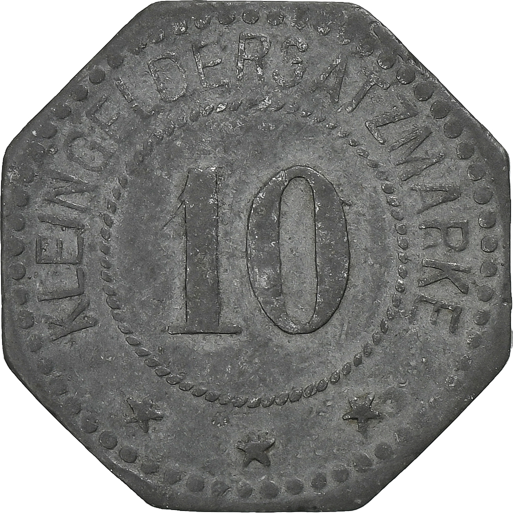 Germany, Stadt Landau, 10 Pfennig, 1917, , Zinc