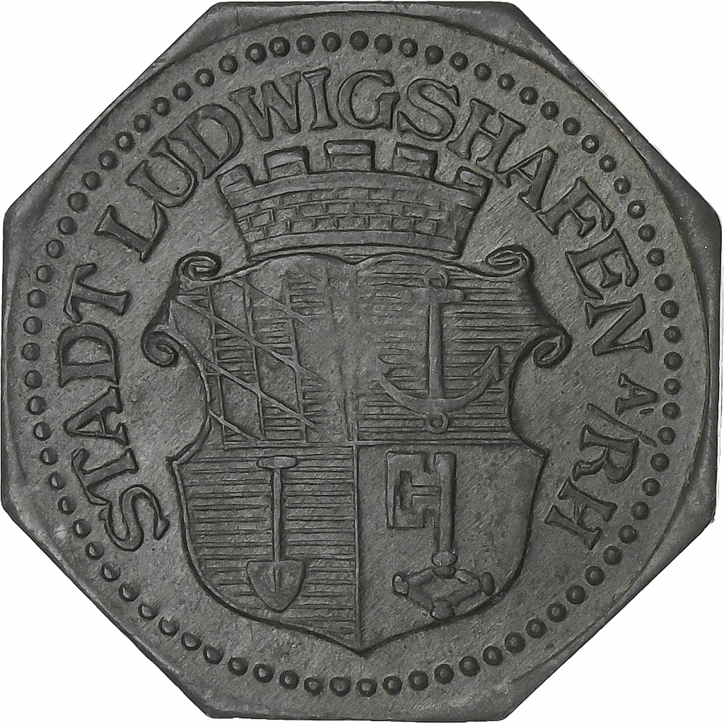 Germany, Stadt Ludwigshafen am Rhein, 10 Pfennig, Undated (1917), 