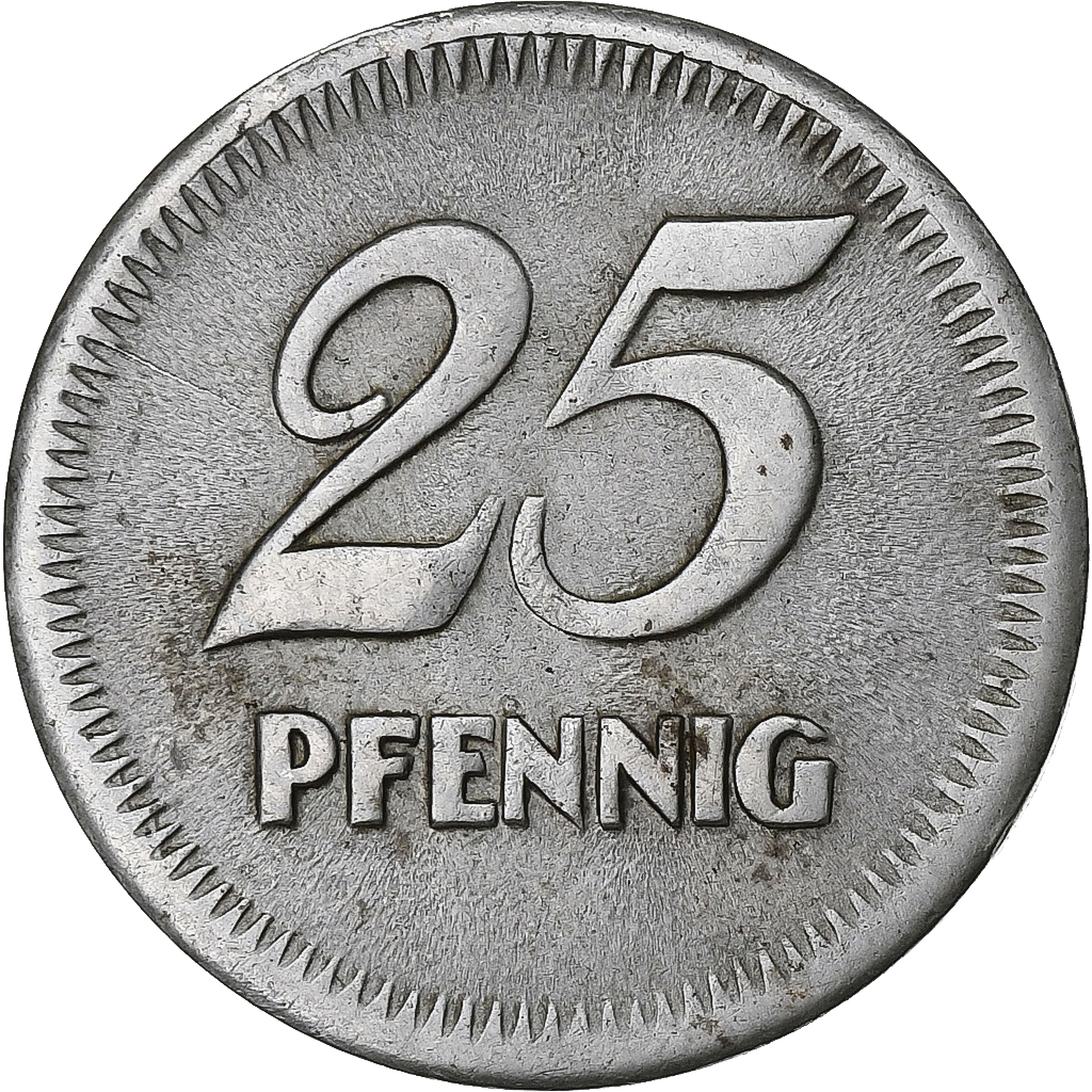 Germany, Stadt Mannheim, 25 Pfennig, 1919, , Iron