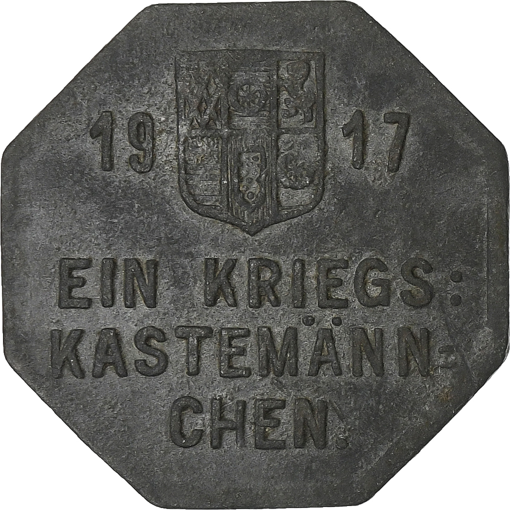 Germany, Stadt Mülheim an der Ruhr, 25 Pfennig, 1917, , Zinc