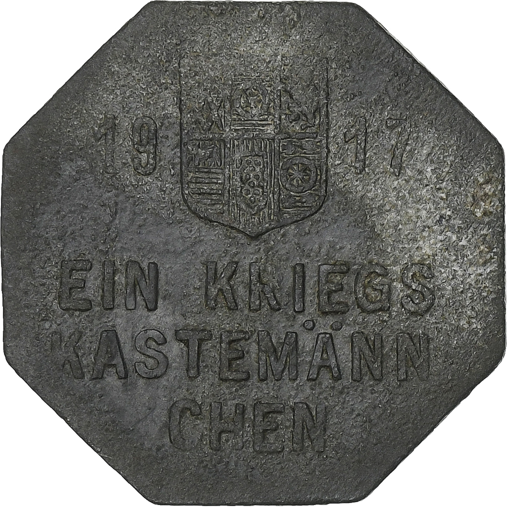 Germany, Stadt Mülheim an der Ruhr, 25 Pfennig, 1917, , Zinc