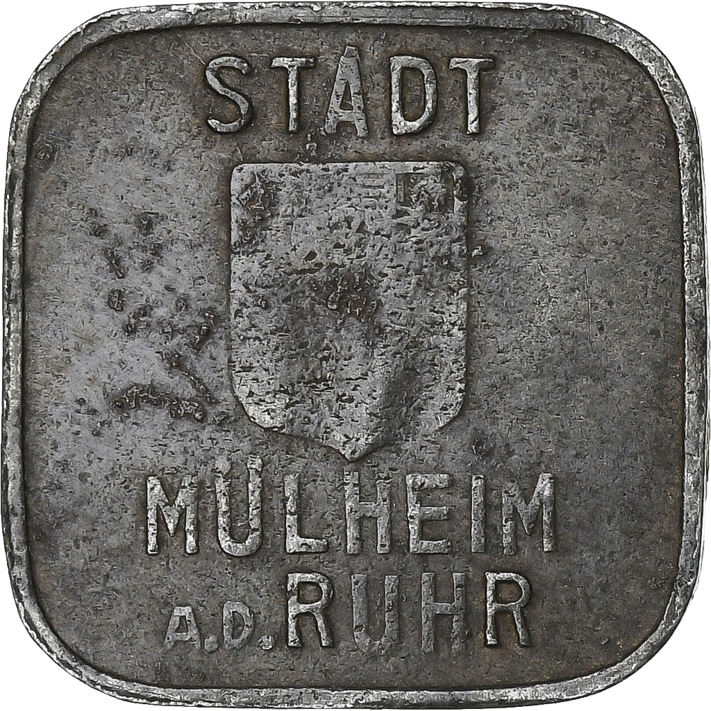 Germany, Stadt Mülheim an der Ruhr, 50 Pfennig, 1920, , Iron