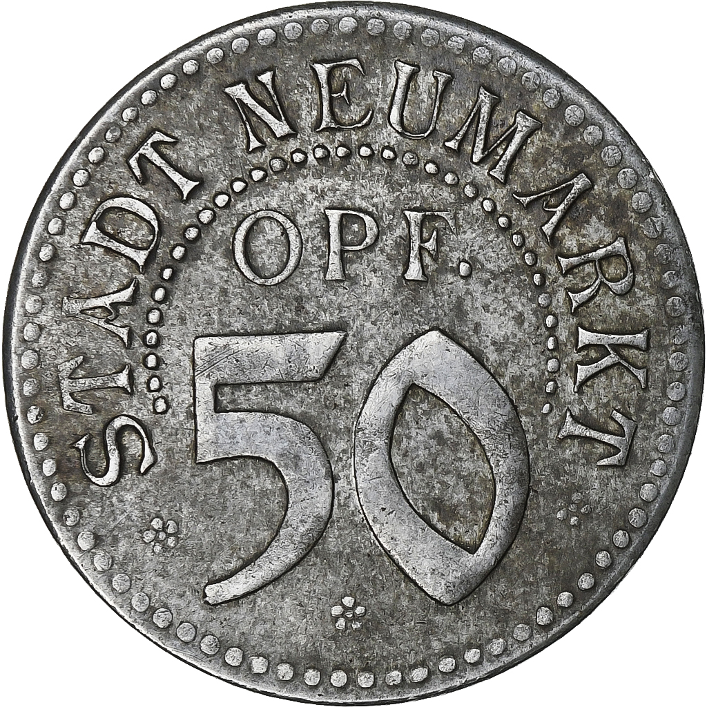 Germany, Stadt Neumarkt i.d.Opf., 50 Pfennig, 1921, , Iron