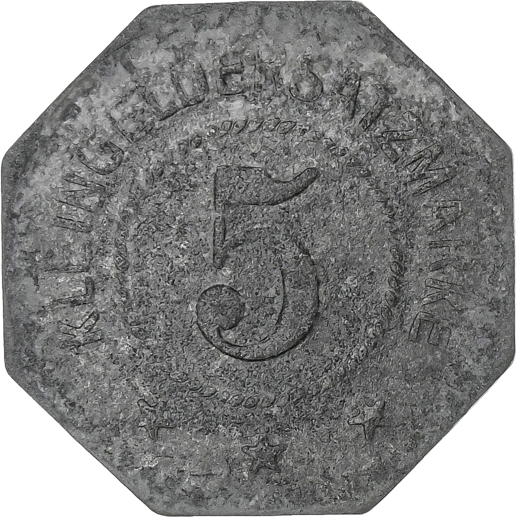 Germany, Stadt Neustadt an der Haardt, 5 Pfennig, 1917, , Zinc